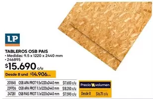 Tableros Osb Pais