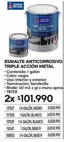 Williams - Esmalte Anticorrosivo Triple Accion Metal