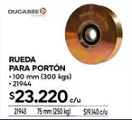 Rueda Para Porton