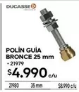 Polin Guía Bronce 25 Mm