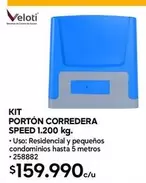 Kit Portón Corredera Speed 1200 Kg
