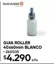 Gaia Roller 40x60mm Blanco