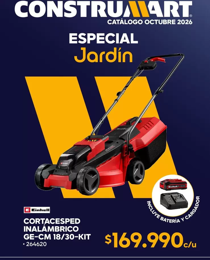 Einhell - Cortacepeed Inalambrico Ge-cm 18/30-kit
