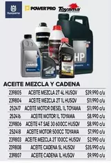 Power - Aceite Mezcla Y Cadena