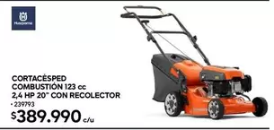 HP - Cortacésped Combustion 123 Cc 2,4 Hp 20" Con Recollector