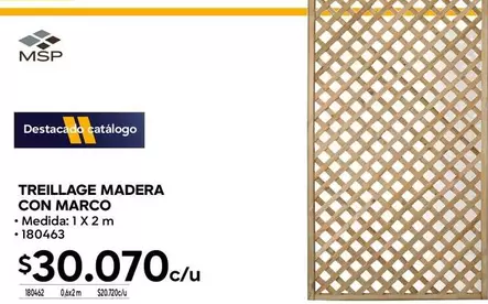 Treillage Madera Con Marco