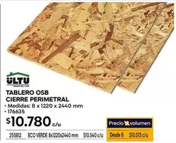 Tablero Osb Cierre Perimetral