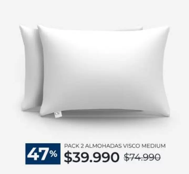 Cic - Pack 2 Almohadas Visco Medium