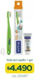 Vitis - Kids Set Cepillo + Gel
