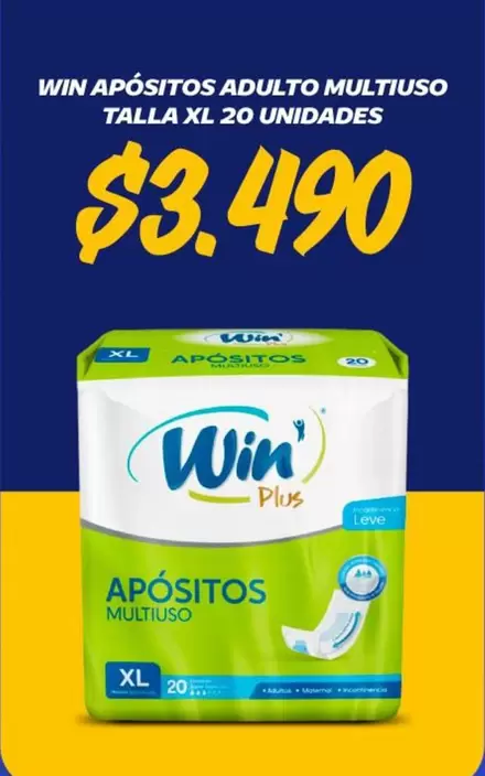 Win Apósitos Adulto Multiuso