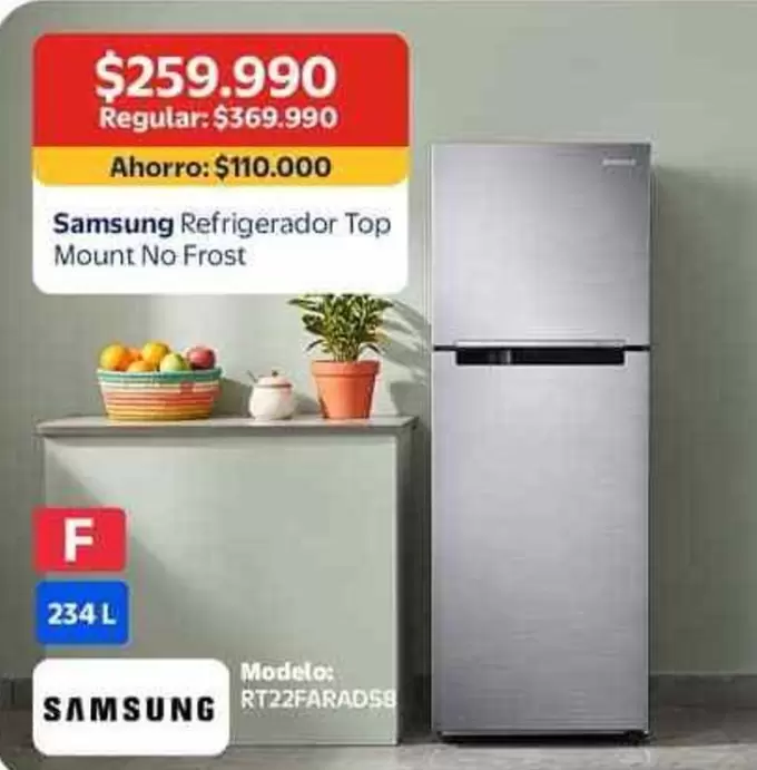 Samsung - Refrigerador Top Mount No Frost