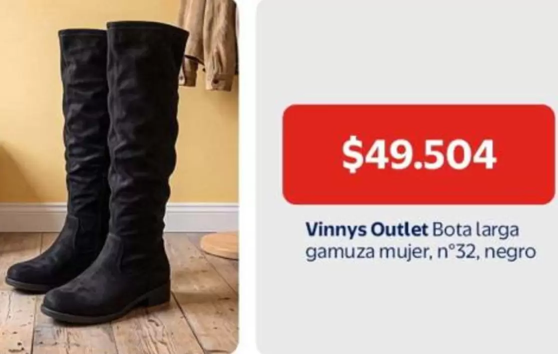 Vinnys Outlet Bota Larga