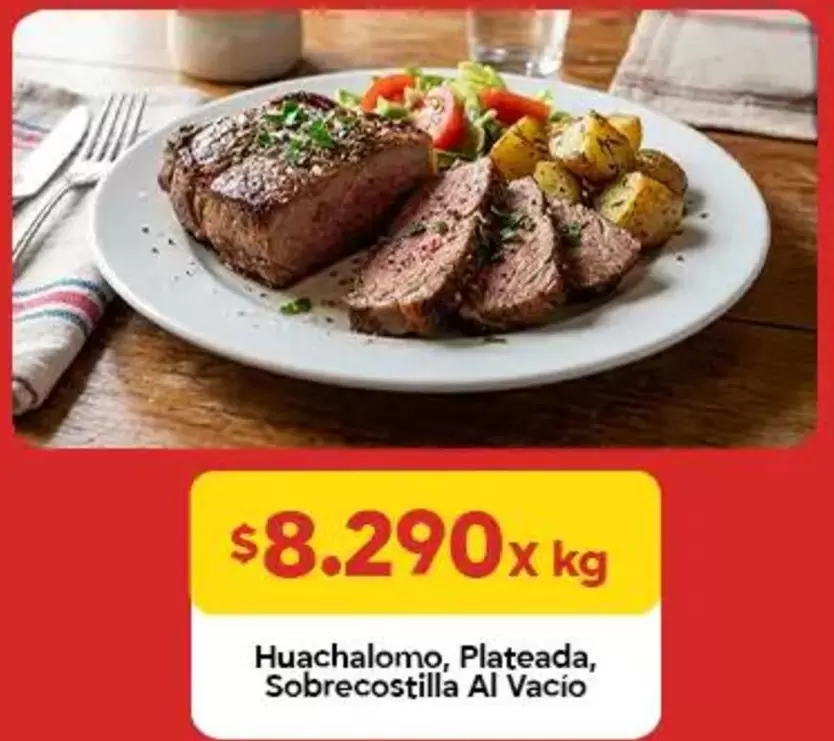 Huachaloma, Plateada, Sobrecostilla Al Vacio