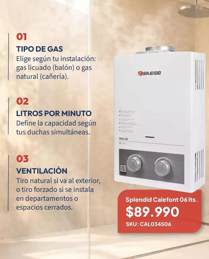 Splendid - Litros Por Minuto