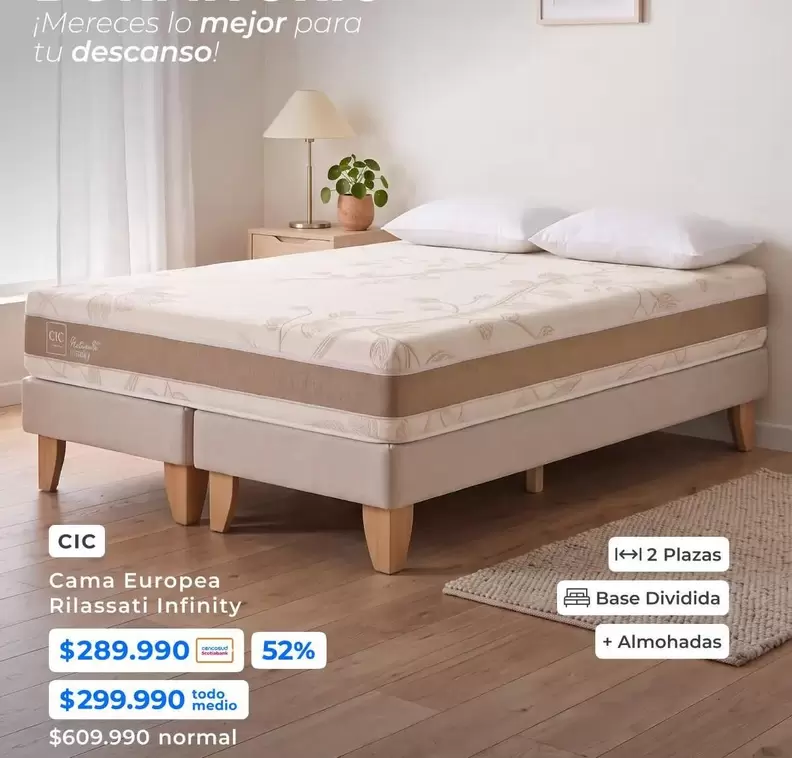 Cic - Cama Rulossati Infinity