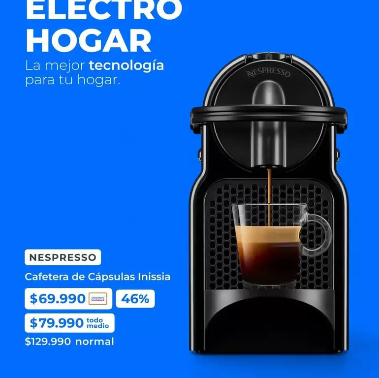 Nespresso - Cafetera De Capsulas Iníssia