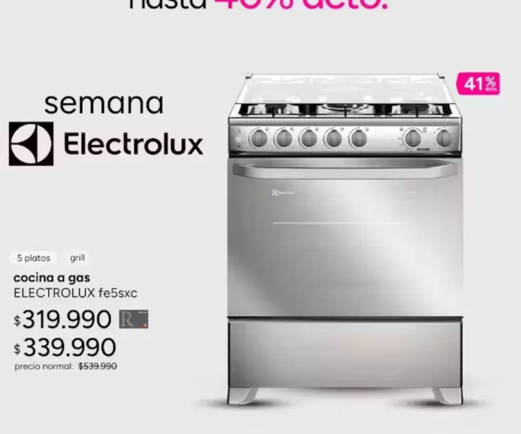 Electrolux - Cocina A Gas