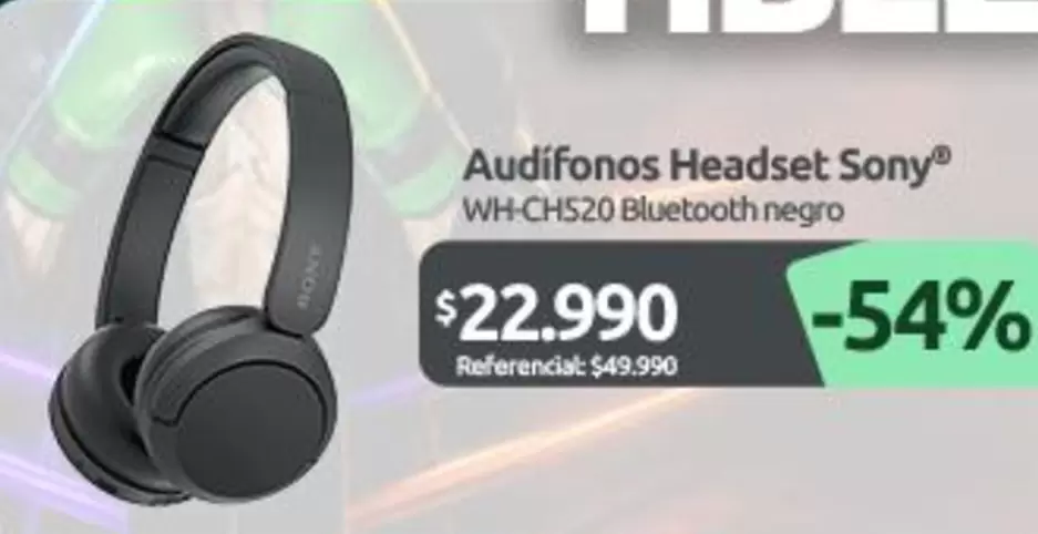 Audifonos Headset WH-CH520 Bluetooth Negro