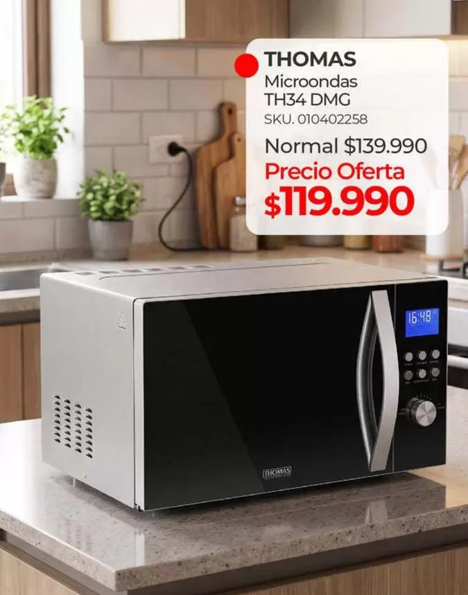 Thomas - Microondas TH4S