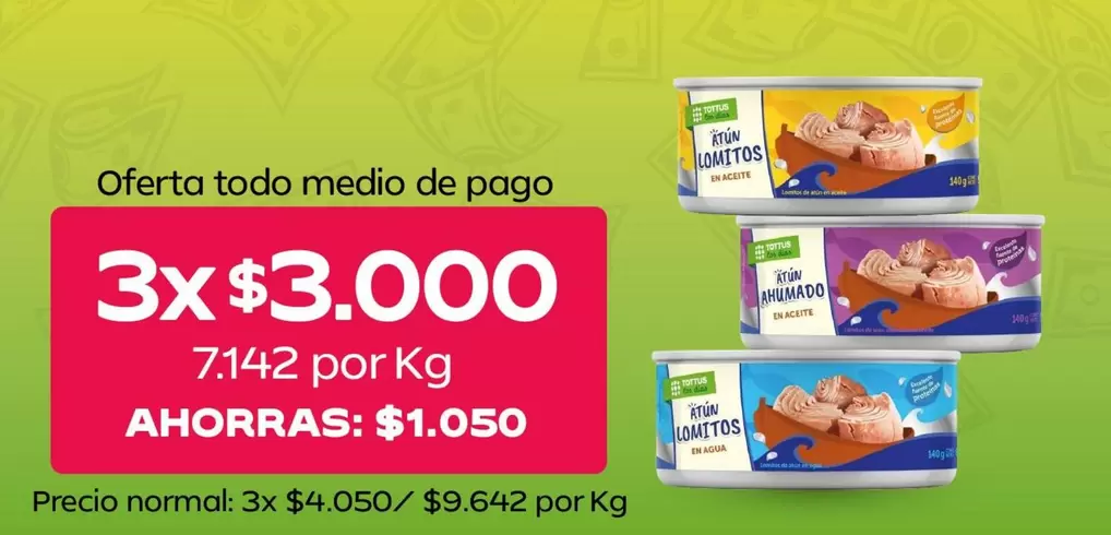 Tottus - Oferta Todo Medio De Pago