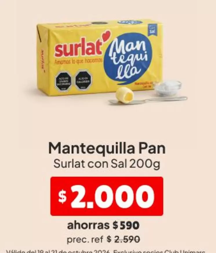 Surlat - Mantequilla Pan
