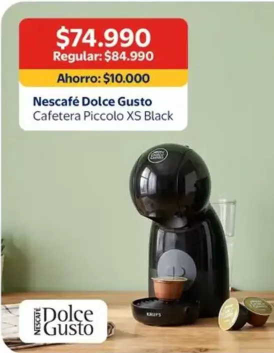Nescafé - Cafetera Piccolo XS Black