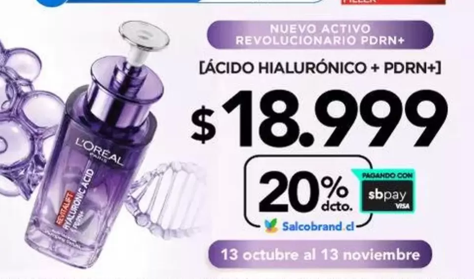Revitalift - LÁcido Hialuronico + Pdrn+1