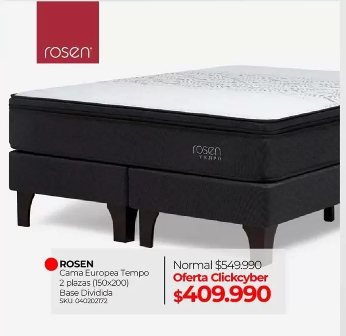 Rosen - Cama Europea Tempo