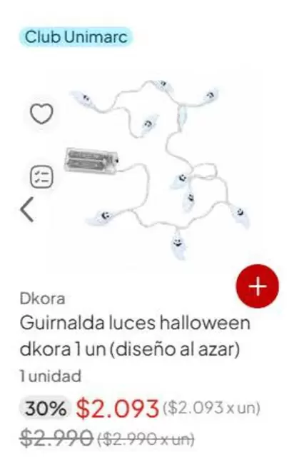Club - Dkora Guirnalda Luces Halloween Dkora