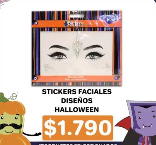 Cars - Stickers Faciales Disenos Halloween