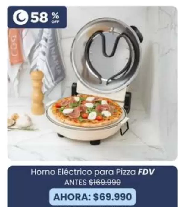 FDV - Horno Electrico Para Pizza