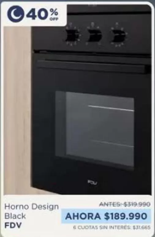 FDV - Horno Black