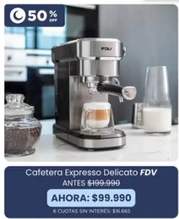 FDV - Cafetera Expresso Delicato