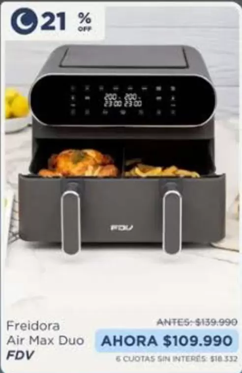 FDV - Freidora Air Max Duo
