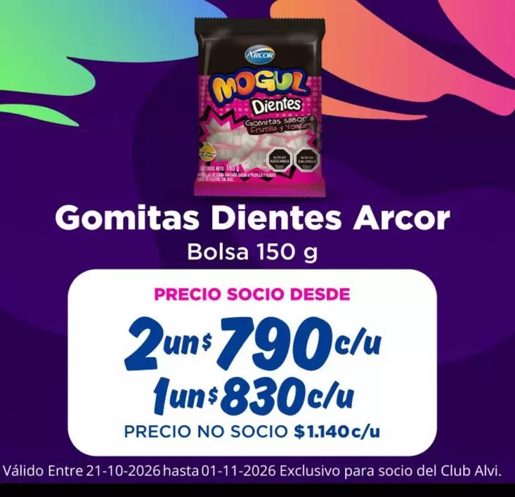 Arcor - Gomitas Dientes