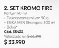 Set Kromo Fire Parfum 90ml