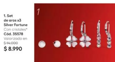 Silver Fortune Con Cristales