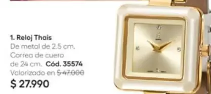 Metal - Reloj Thais