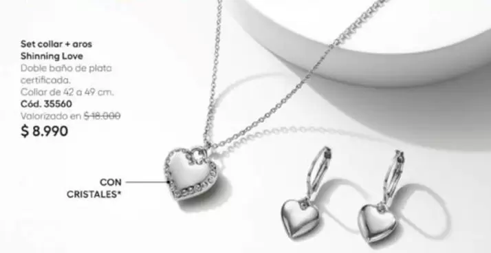 Set Collar + Aros Shining Love