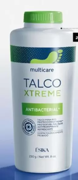 Multicare - Talco Xtreme Antibacterial 250g