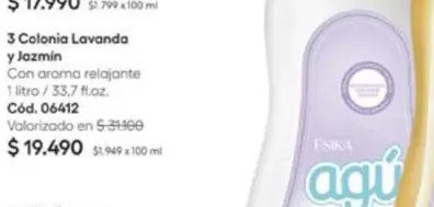 3 Colonia Lavanda