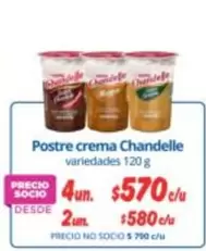 Chandelle - Postre Crema