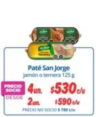 San Jorge - Pate Jamon O Ternera