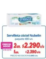 Nubelin - Servilleta Cóctel