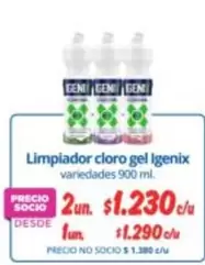 Igenix - Limpiador Cloro Gel