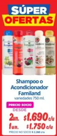 Familand - Shampoo O Acondicionador