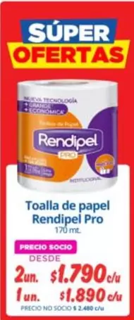 Toalla De Papel Pro