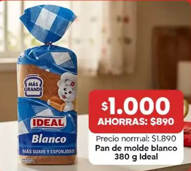 Ideal - Pan De Molde Blanco