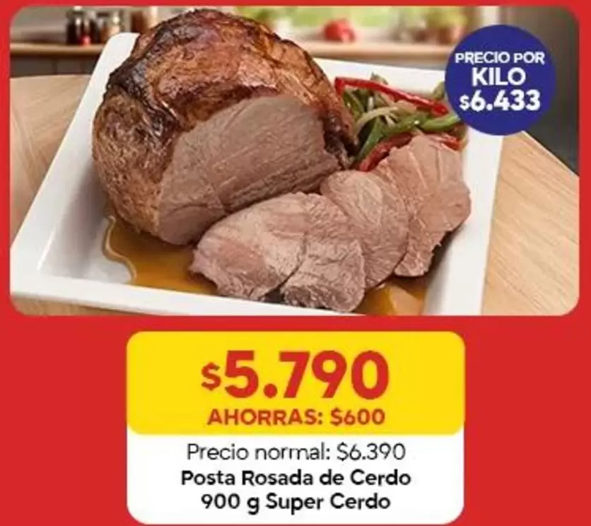 Súper Cerdo - Posta Rosada De Cerdo