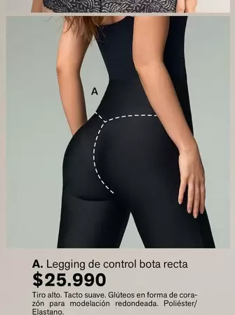 Control - Legging De Bota Recta
